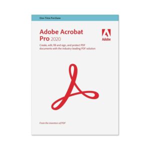 ADOBE Acrobat Pro 2020 Perpetual (Life Time) 1 User | Windows