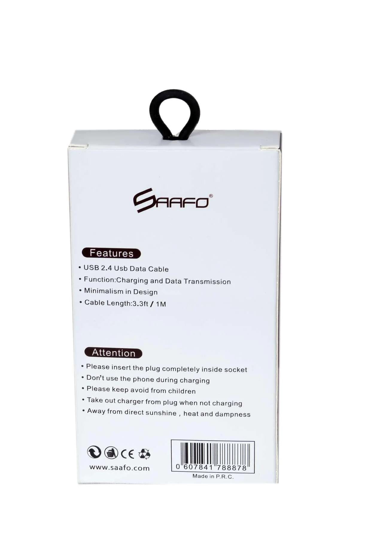 SAAFO USB Data Cable for 4G/4S - 1 Meter - SF0016 - Image 3