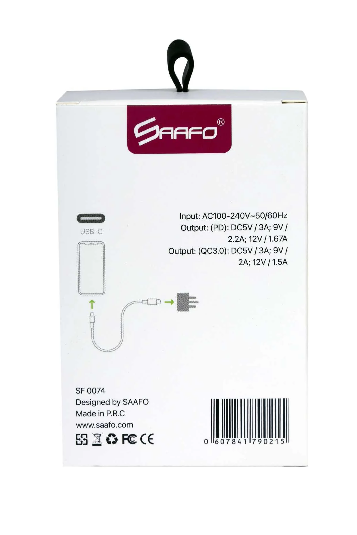 SAAFO Fast 3.1A 20W PD Adapter (USB-C) Quick Charge 3.0 - SF0074 - Image 5