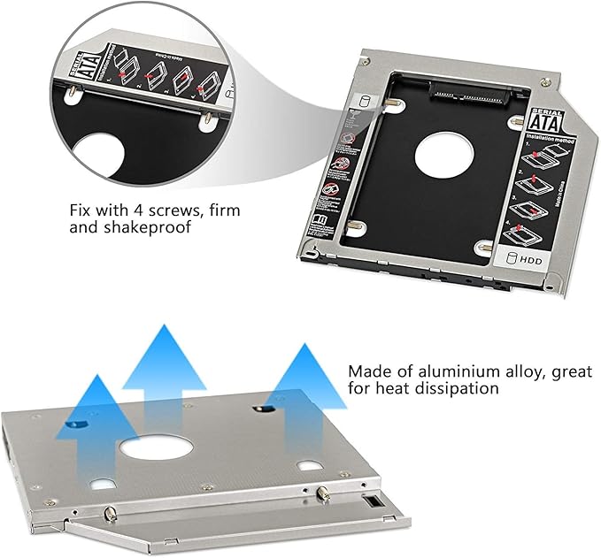 GENERIC Universal Hard Drive Caddy Tray - 2.5 inch SATA - Image 3